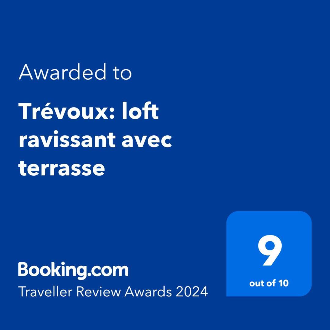 شقة Trevoux: Loft Ravissant Avec Terrasse المظهر الخارجي الصورة